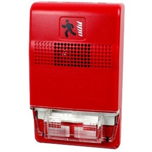 Kidde Commercial EG1R-P | Genesis Horn, Temporal, 24VDC, Red