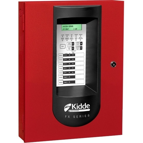 Kidde Commercial FX-5R | 5 Zone Conventional Fire Alarm Control Panel, Red