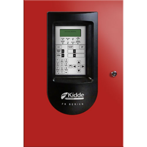 Kidde Commercial FX-64R | One Loop Intelligent Fire Alarm System with 64-point Capacity, Surface Mount Enclosure, Red