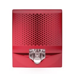 Kidde Commercial EG4SVRF | Genesis EG4 Wall Speaker/Strobe, 15-110cd, Red, FIRE Marking