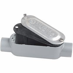 Killark OC-3CG | 1" C Conduit Body with Cover/Gasket, Aluminum