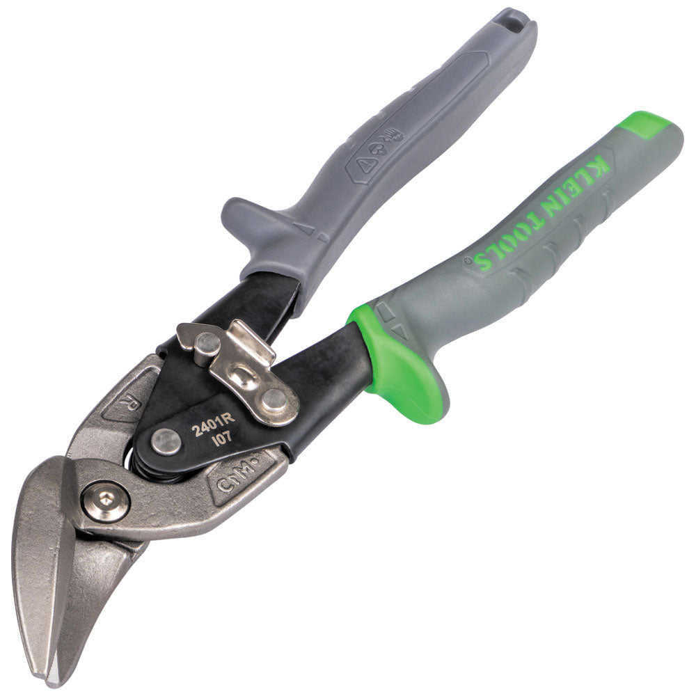 Klein Tools 2401R | Offset Right-Cutting Aviation Snips