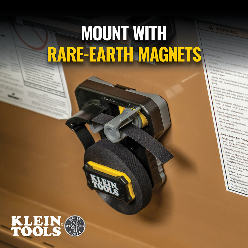 Klein Tools 450-900 | Hook and Loop Tape Dispenser, Versatile Cable Ties, Custom Length