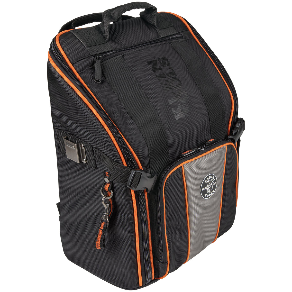 Klein Tools 55655 | Tradesman Pro Tool Station Tool Bag Backpack with Work Light