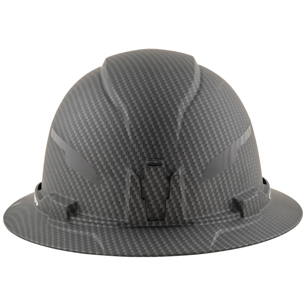 Klein Tools 60345 | Hard Hat, Premium KARBN Pattern, Non-Vented Full Brim, Class E