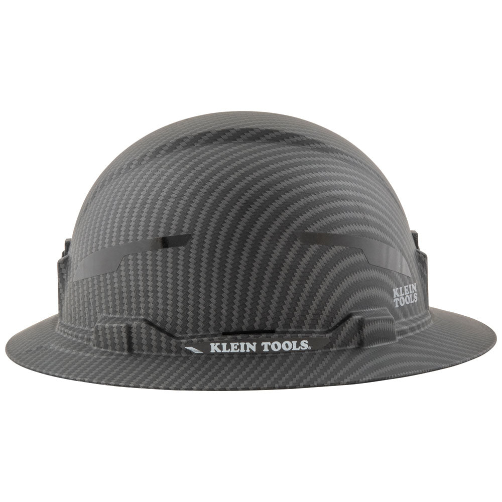 Klein Tools 60345 | Hard Hat, Premium KARBN Pattern, Non-Vented Full Brim, Class E