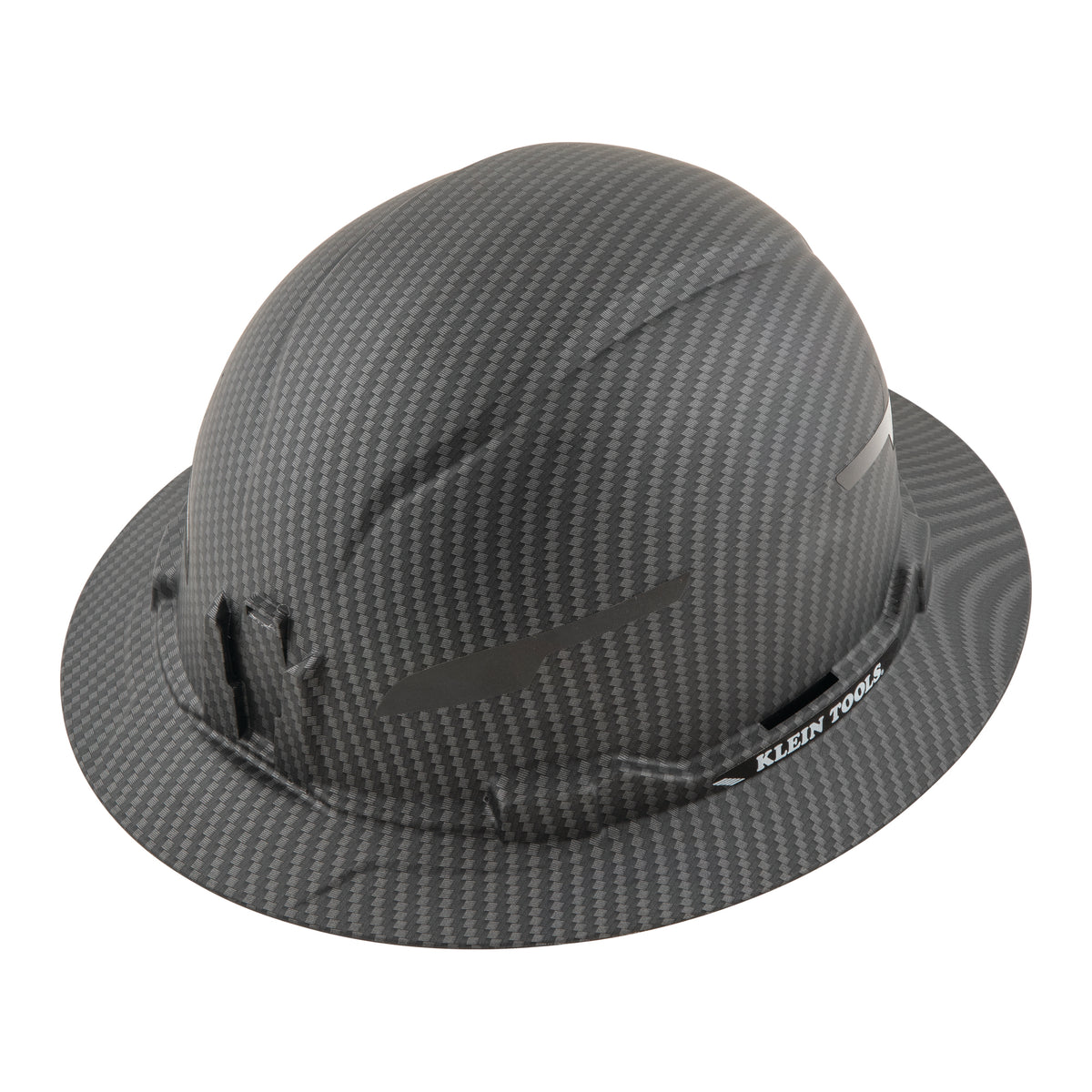 Klein Tools 60345 | Hard Hat, Premium KARBN Pattern, Non-Vented Full Brim, Class E