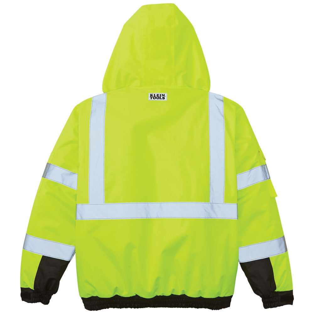 Klein Tools 60612 | High-Visibility Winter Bomber Jacket, 3XL