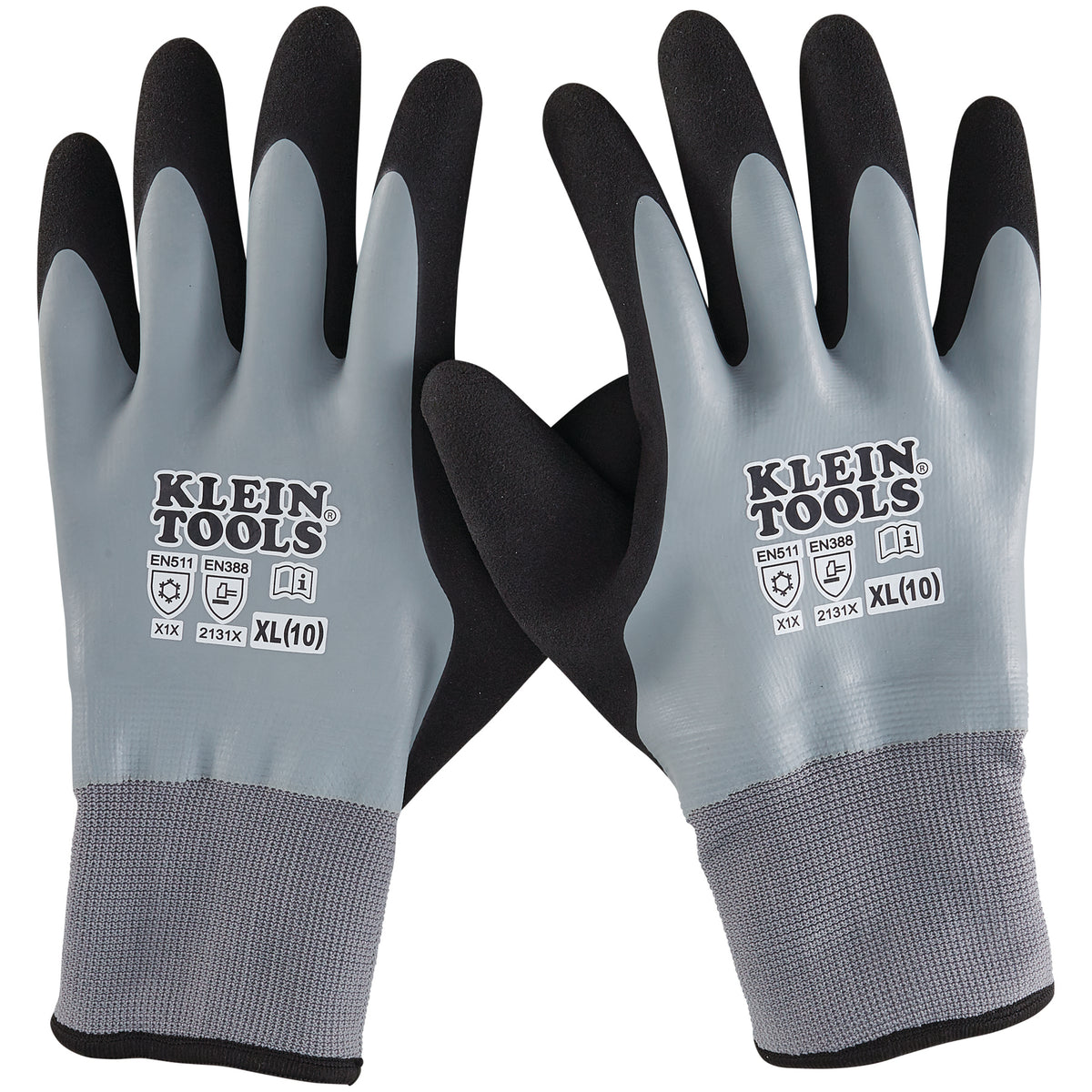 Klein Tools 60390 | Thermal Dipped Gloves, Extra-Large