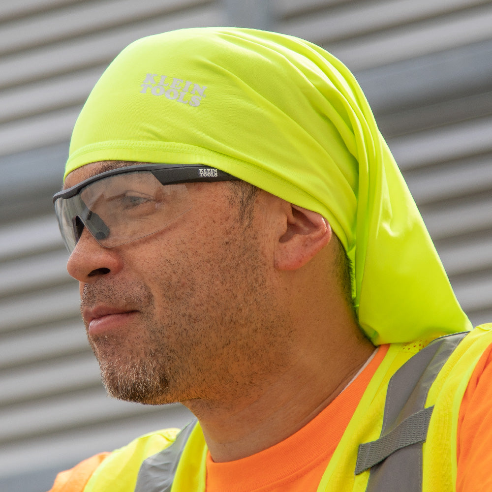 Klein Tools 60465 | Neck and Face Cooling Band, High-Visibility Yellow