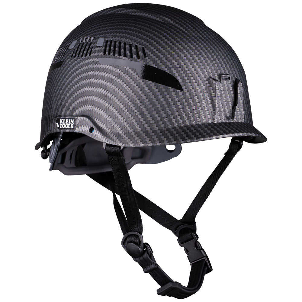 Klein Tools 60516 | Safety Helmet, Premium KARBN Pattern, Class C, Vented