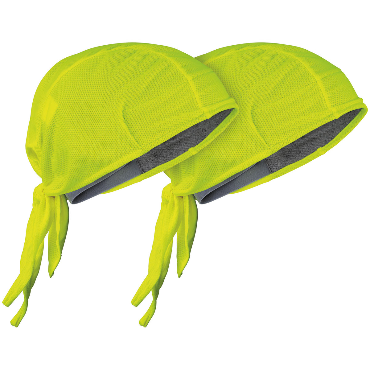 Klein Tools 60546 | Cooling Do Rag, High-Visibility Yellow, 2-Pack