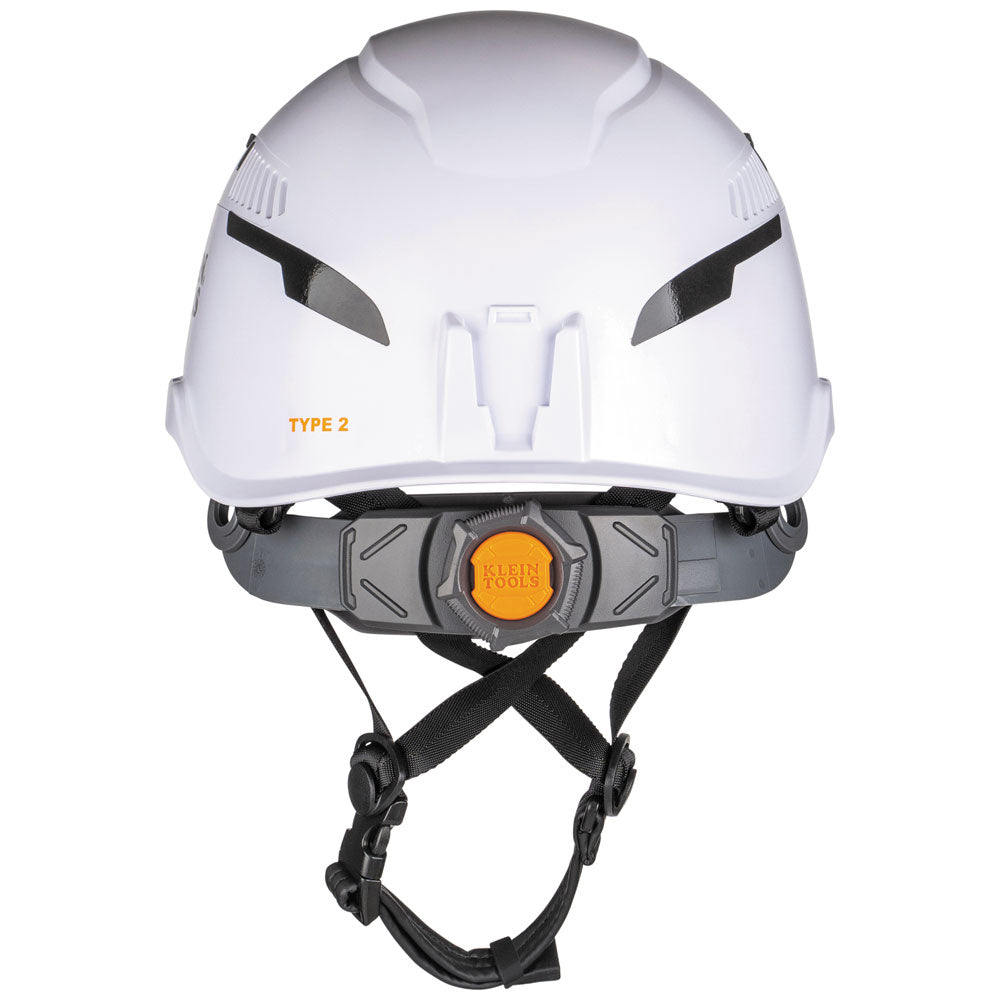 Klein Tools 60565 | Safety Helmet, Type-2, Vented Class C, White