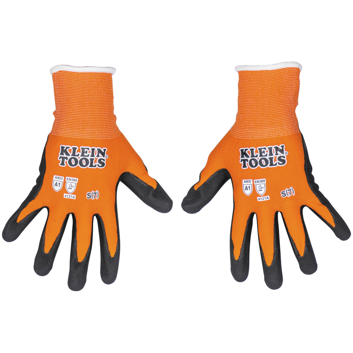 Klein Tools 60579 | Knit Dipped Gloves, Cut Level A1, Touchscreen, Small, 2-Pair