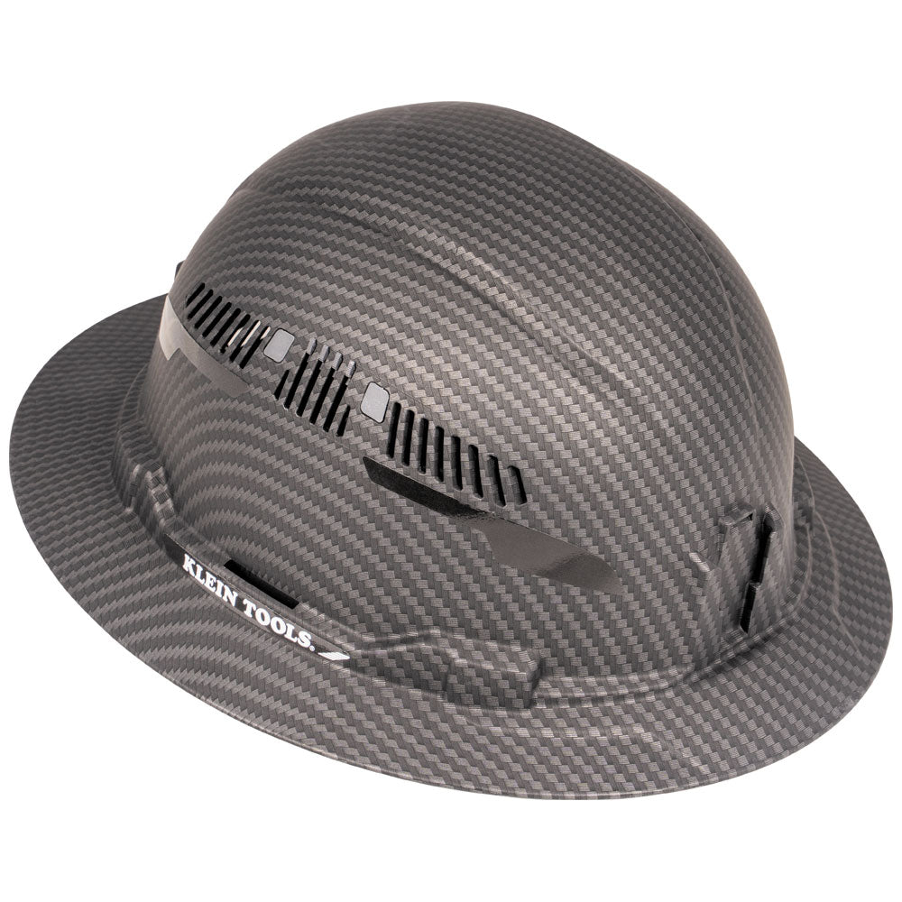 Klein Tools 60626 | Hard Hat, Premium KARBN Pattern, Vented Full Brim, Class C
