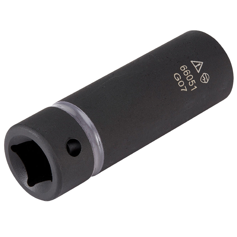 Klein Tools 66051E | 2-in-1 Metric Impact Socket, 12-Point, 17 x 13 mm