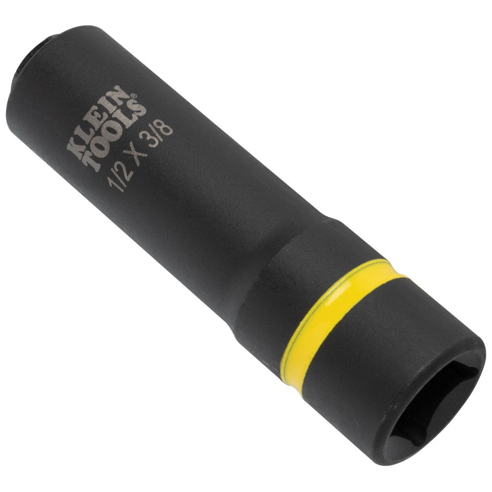 Klein Tools 66061 | 2-in-1 Impact Socket, 6-Point, 1/2 and 3/8-Inch