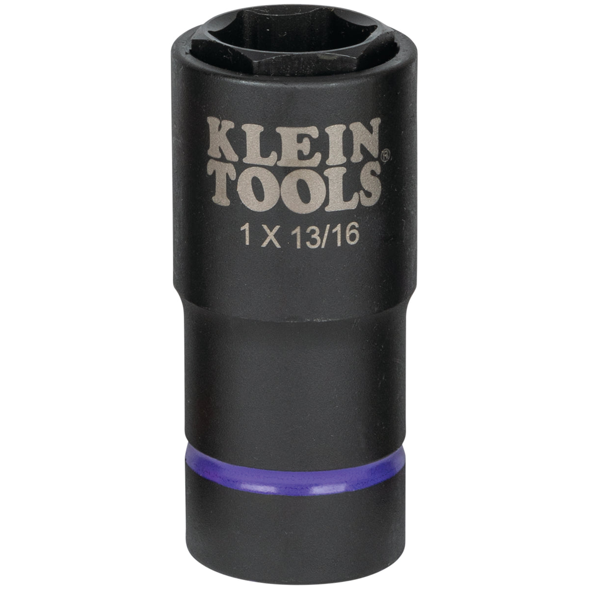 Klein Tools 66065 | 2-in-1 Impact Socket, 6-Point, 1 and 13/16-Inch
