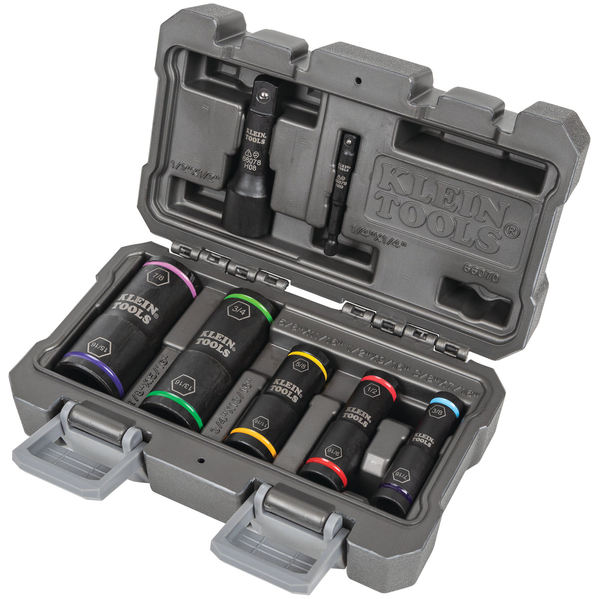 Klein Tools 66070 | Flip Impact Socket Set, 7-Piece