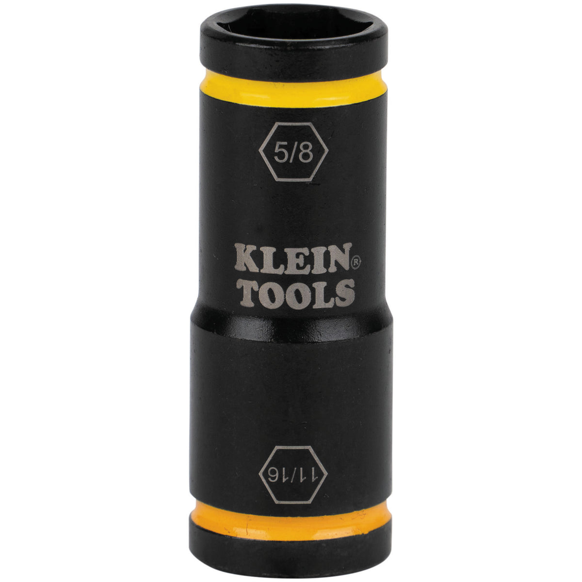 Klein Tools 66075 | Flip Impact Socket, 11/16 and 5/8-Inch