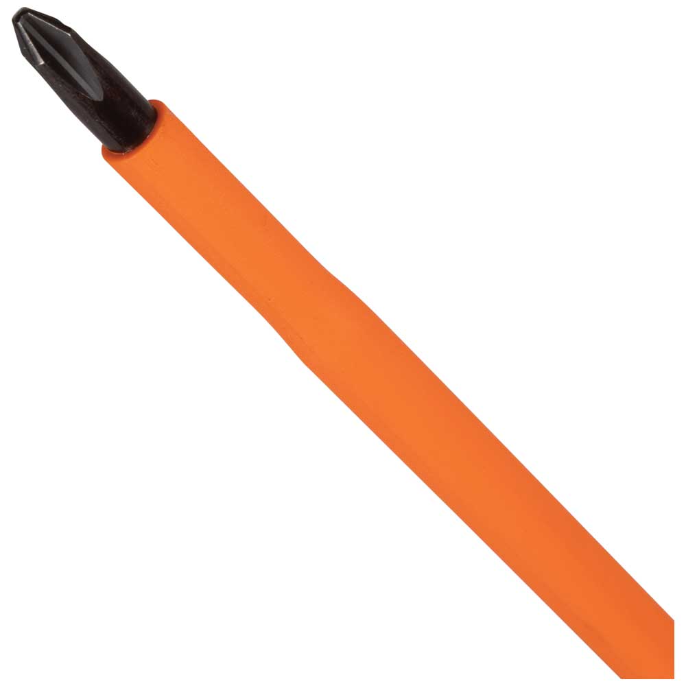 Klein Tools 6836INS | Insulated Screwdriver, #2 Phillips Tip, 6-Inch Round Shank
