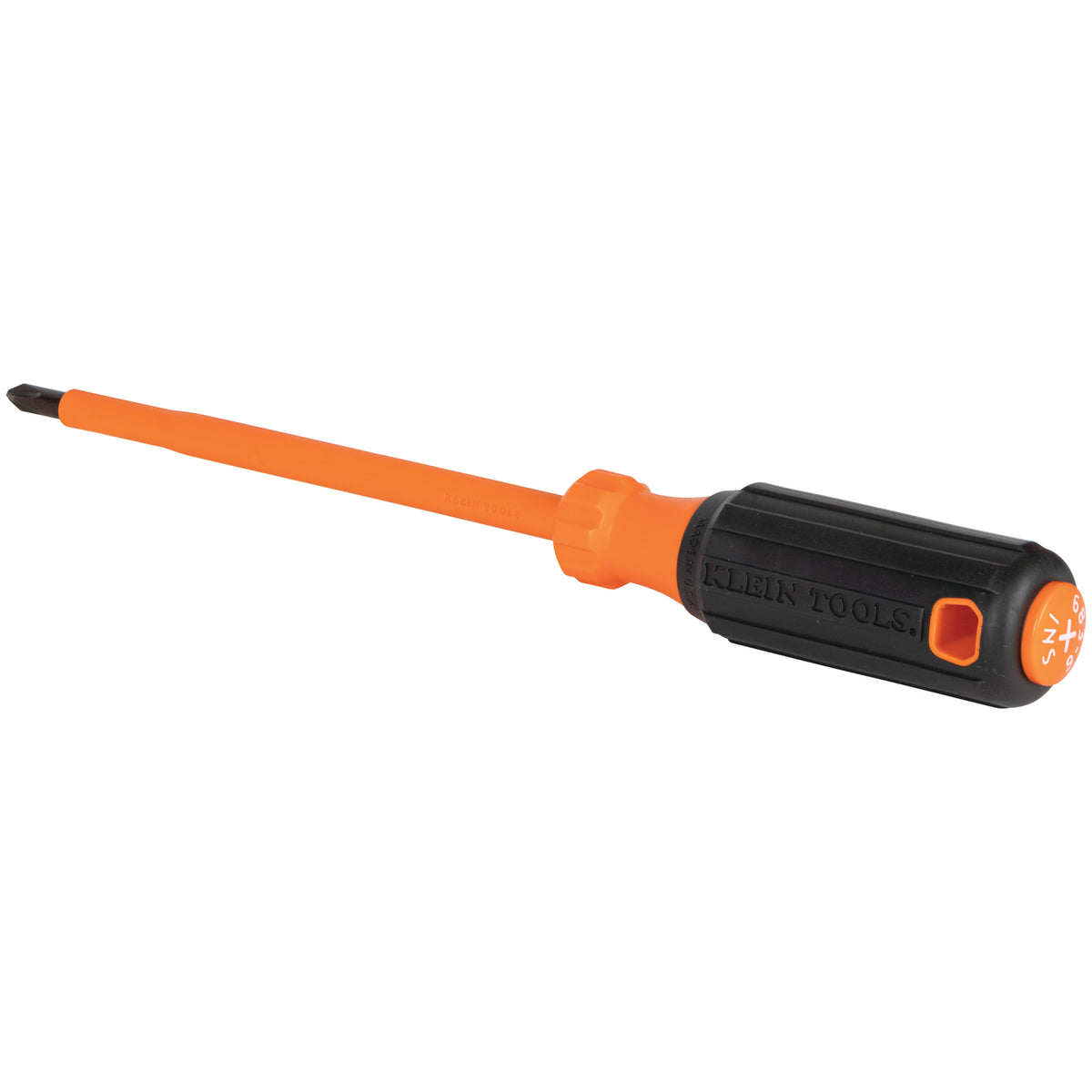 Klein Tools 6836INS | Insulated Screwdriver, #2 Phillips Tip, 6-Inch Round Shank