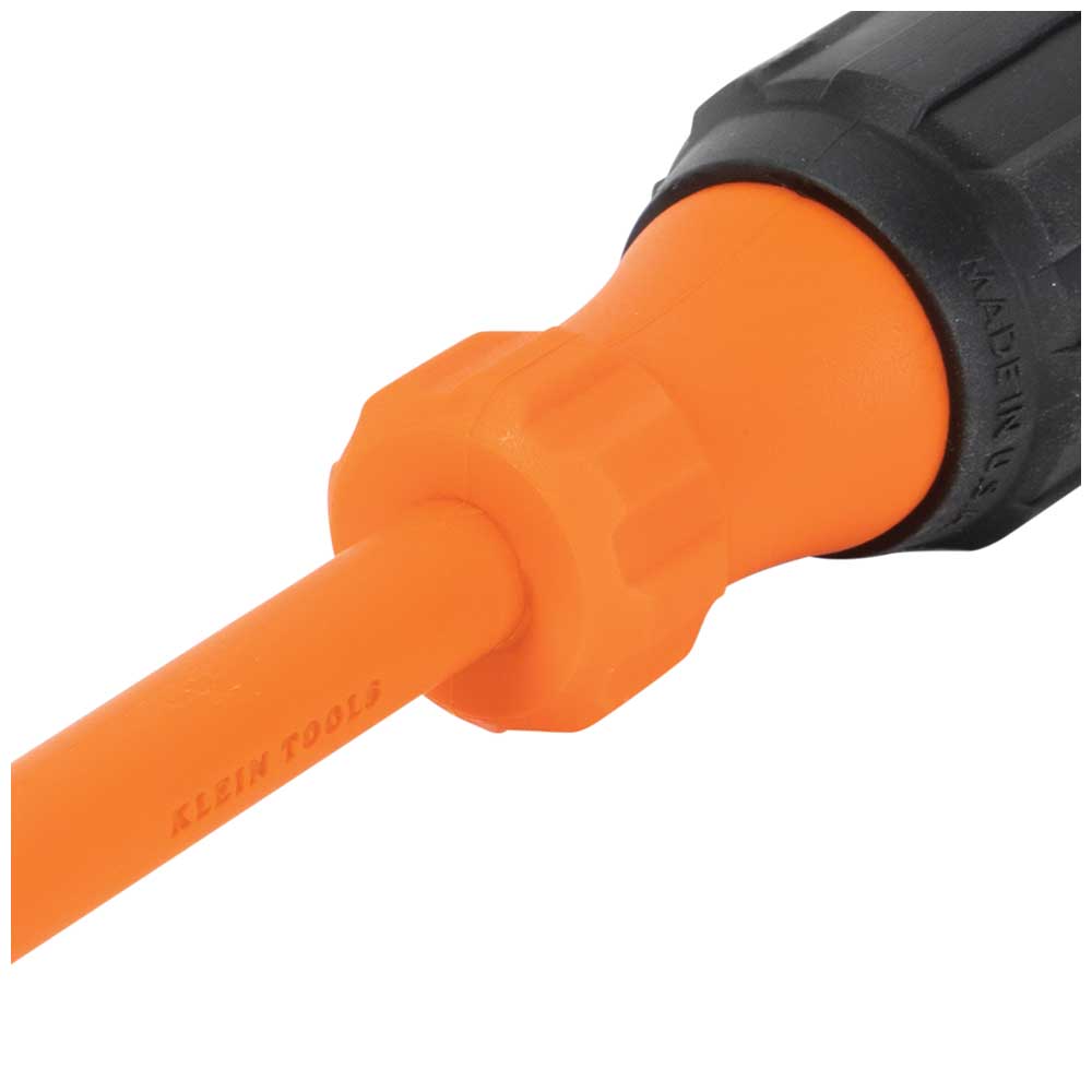 Klein Tools 6856INS | Insulated Screwdriver, #1 Phillips Tip, 6-Inch Round Shank
