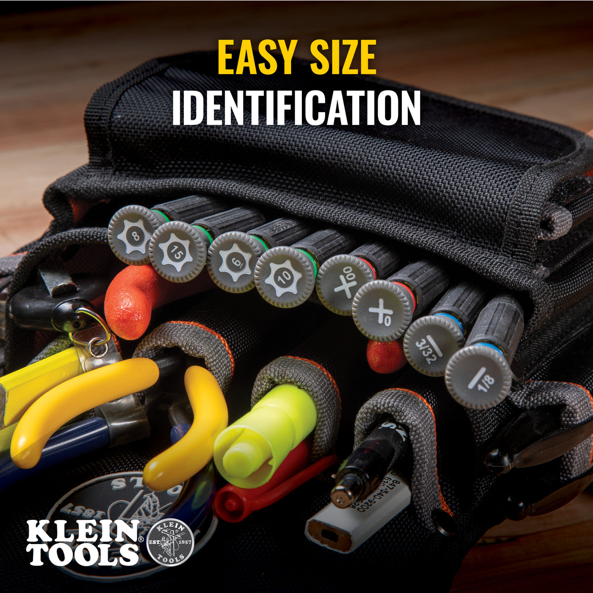 Klein Tools 85617 | Precision Screwdriver Set, Slotted, Phillips, and TORX 8-Piece