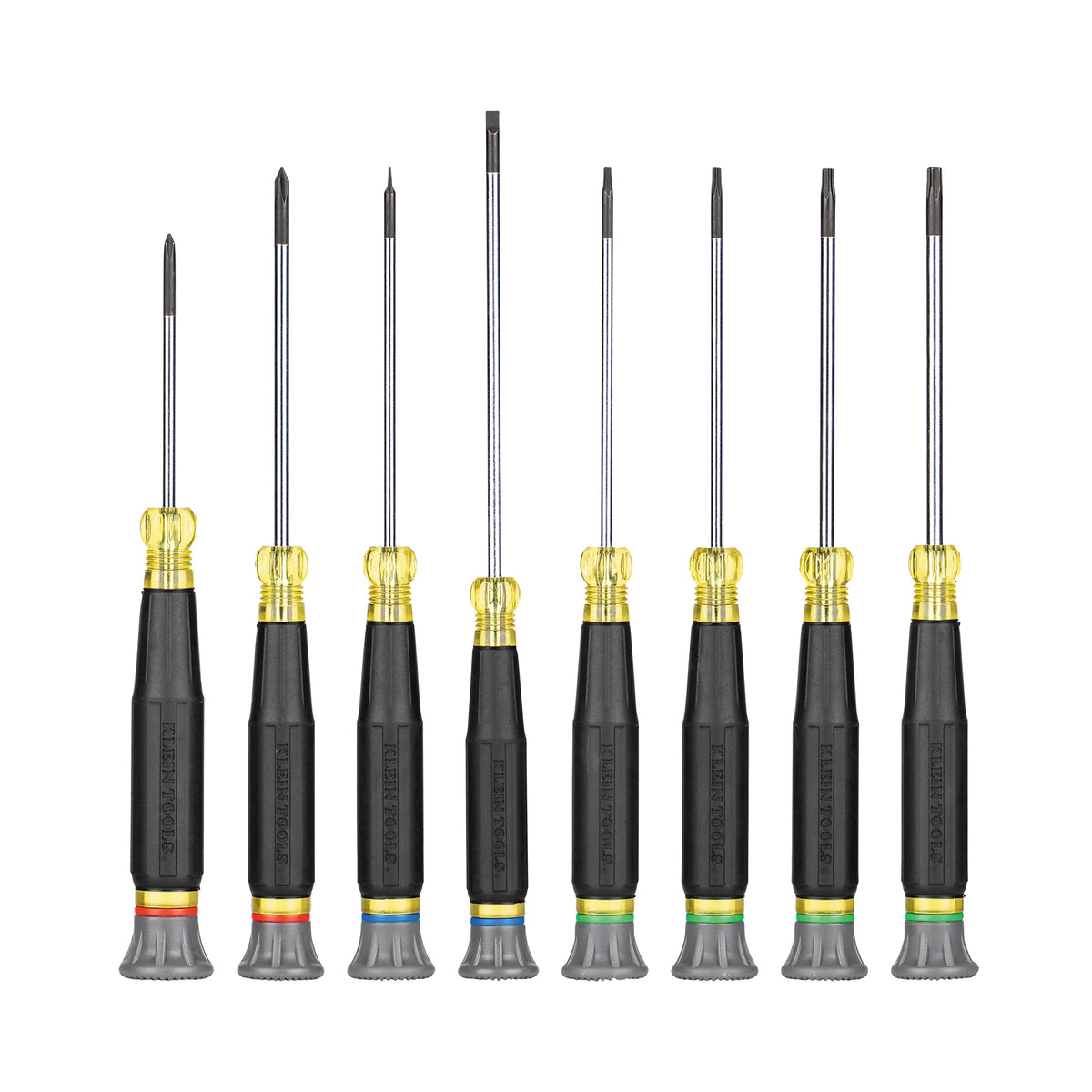 Klein Tools 85617 | Precision Screwdriver Set, Slotted, Phillips, and TORX 8-Piece