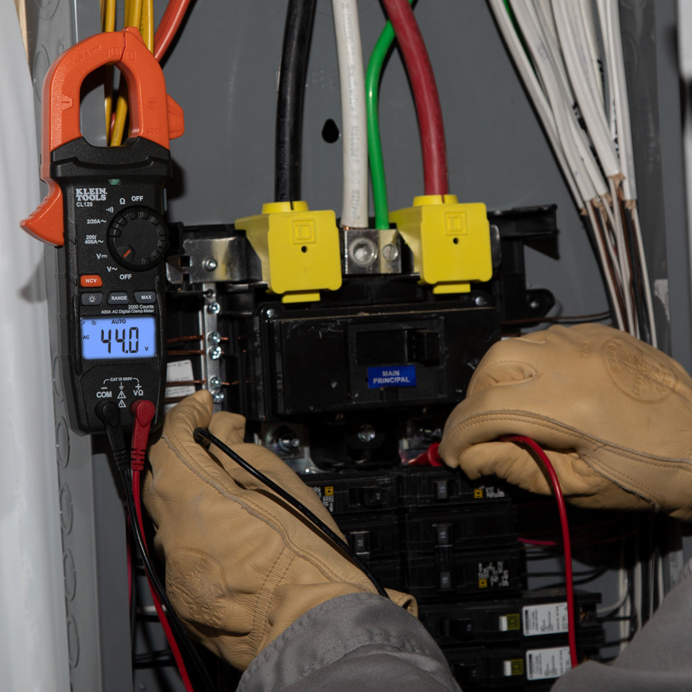 Klein Tools CL120VP | Premium Clamp Meter Electrical Test Kit