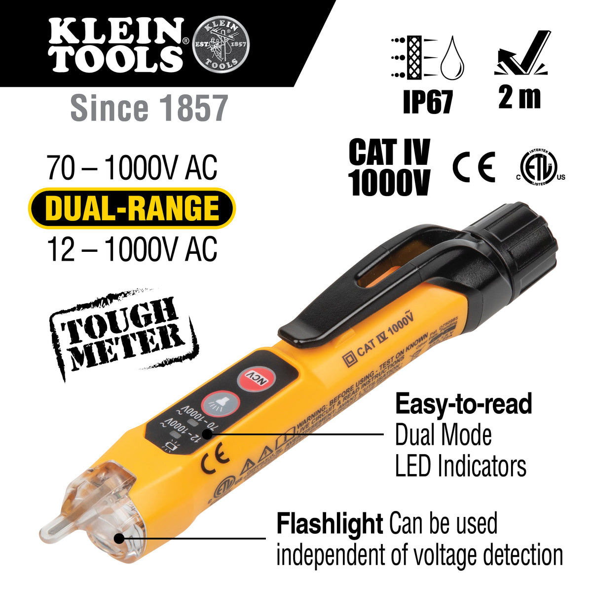 Klein Tools MM320KIT | Digital Multimeter Electrical Test Kit