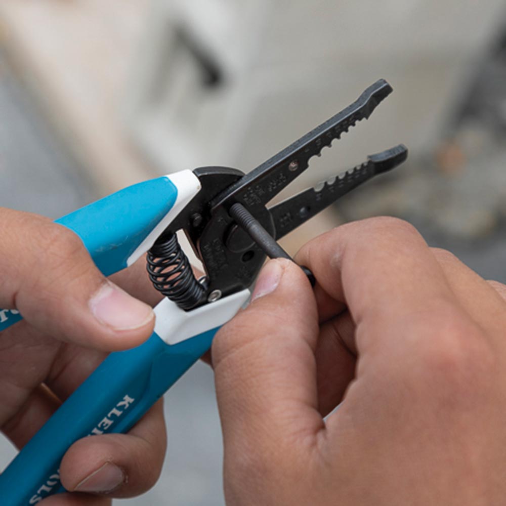 Klein Tools K11095 | Klein-Kurve Wire Stripper / Cutter, 8-20 AWG