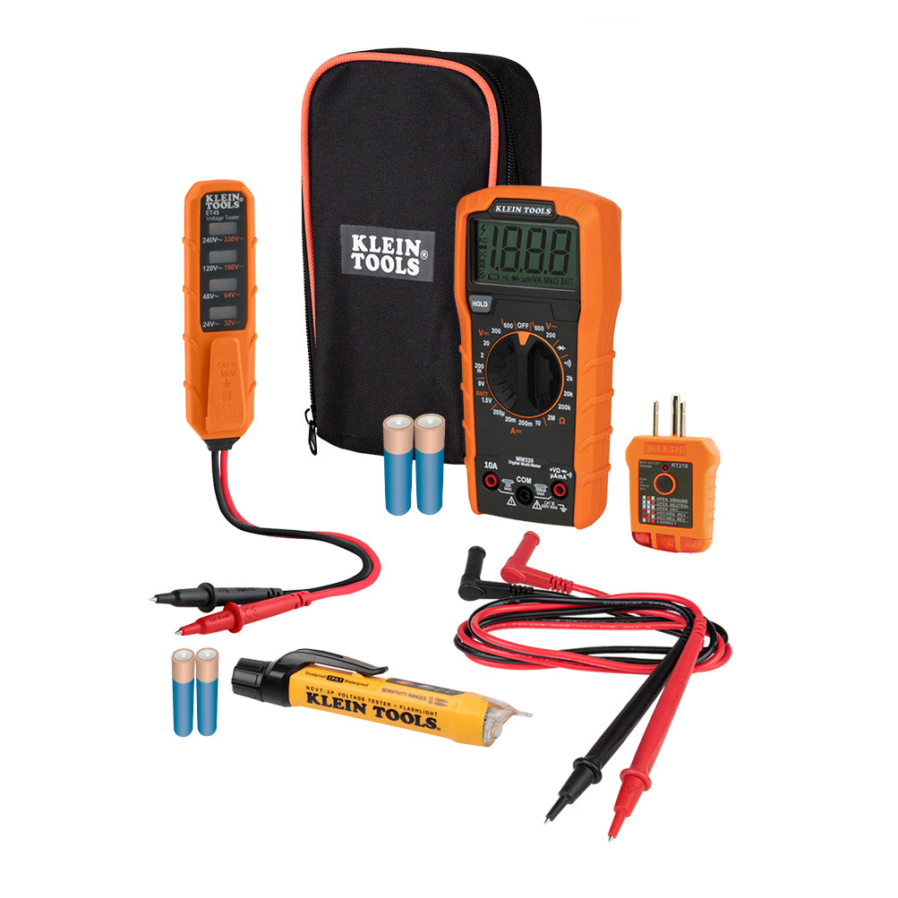Klein Tools MM320KIT | Digital Multimeter Electrical Test Kit