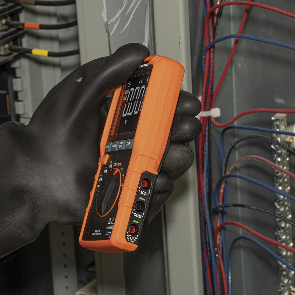 Klein Tools MM450 | Slim Digital Multimeter, TRMS Auto-Ranging, 600V, Temp