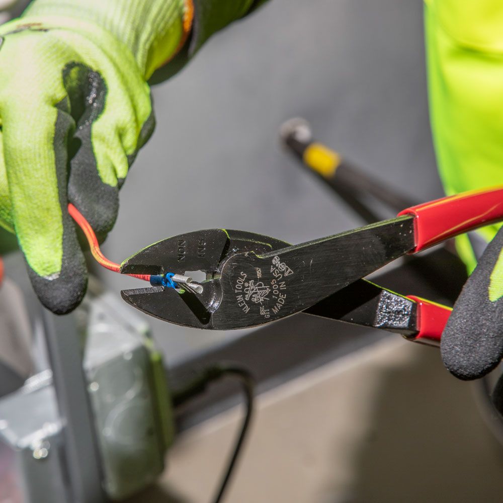 Klein Tools 1005 | Crimping and Cutting Tool for Connectors