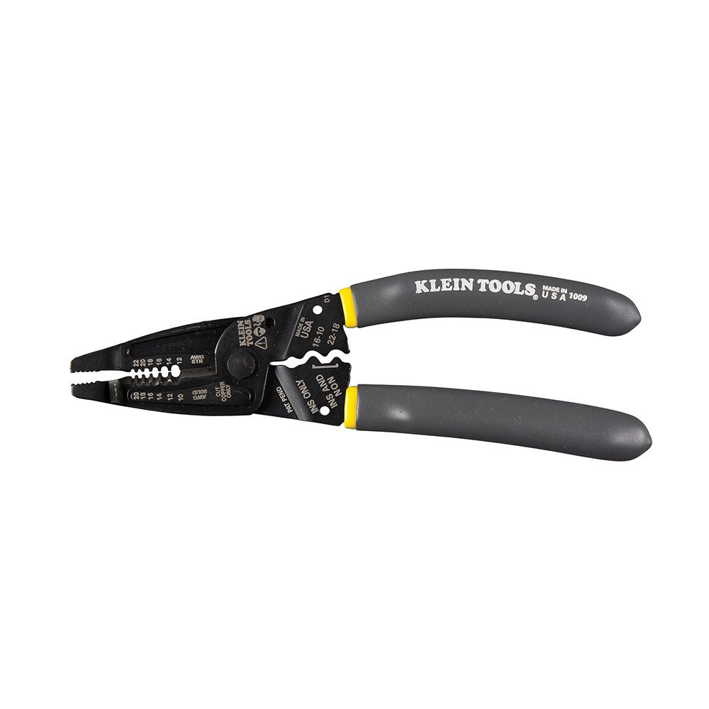 Klein Tools 1009 | Klein-Kurve Long-Nose Wire Stripper, Wire Cutter, Crimping Tool