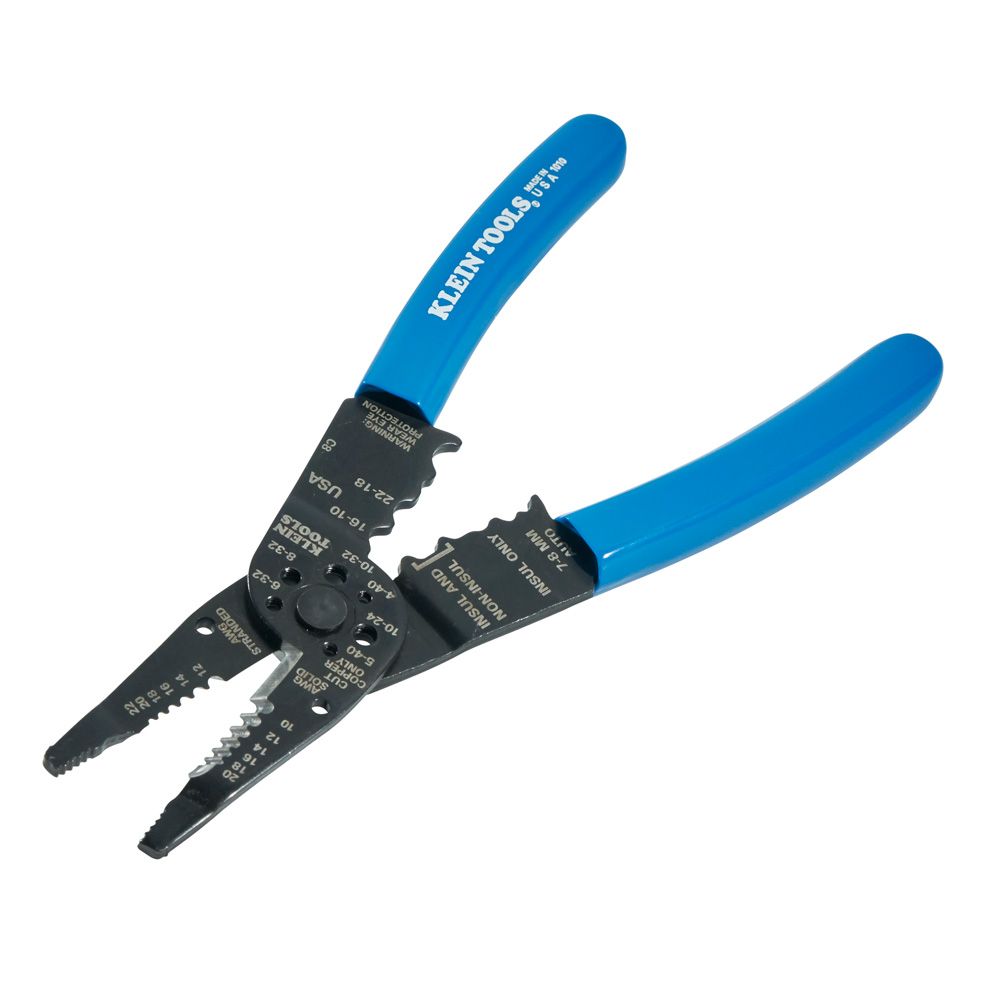 Klein Tools 1010 | Long Nose Multi Tool Wire Stripper, Wire Cutters, Crimping Tool