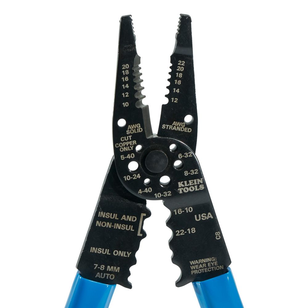 Klein Tools 1010 | Long Nose Multi Tool Wire Stripper, Wire Cutters, Crimping Tool