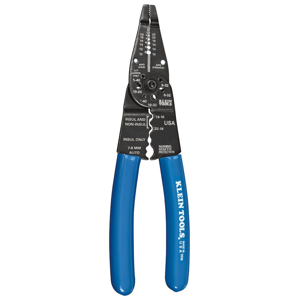 Klein Tools 1010 | Long Nose Multi Tool Wire Stripper, Wire Cutters, Crimping Tool