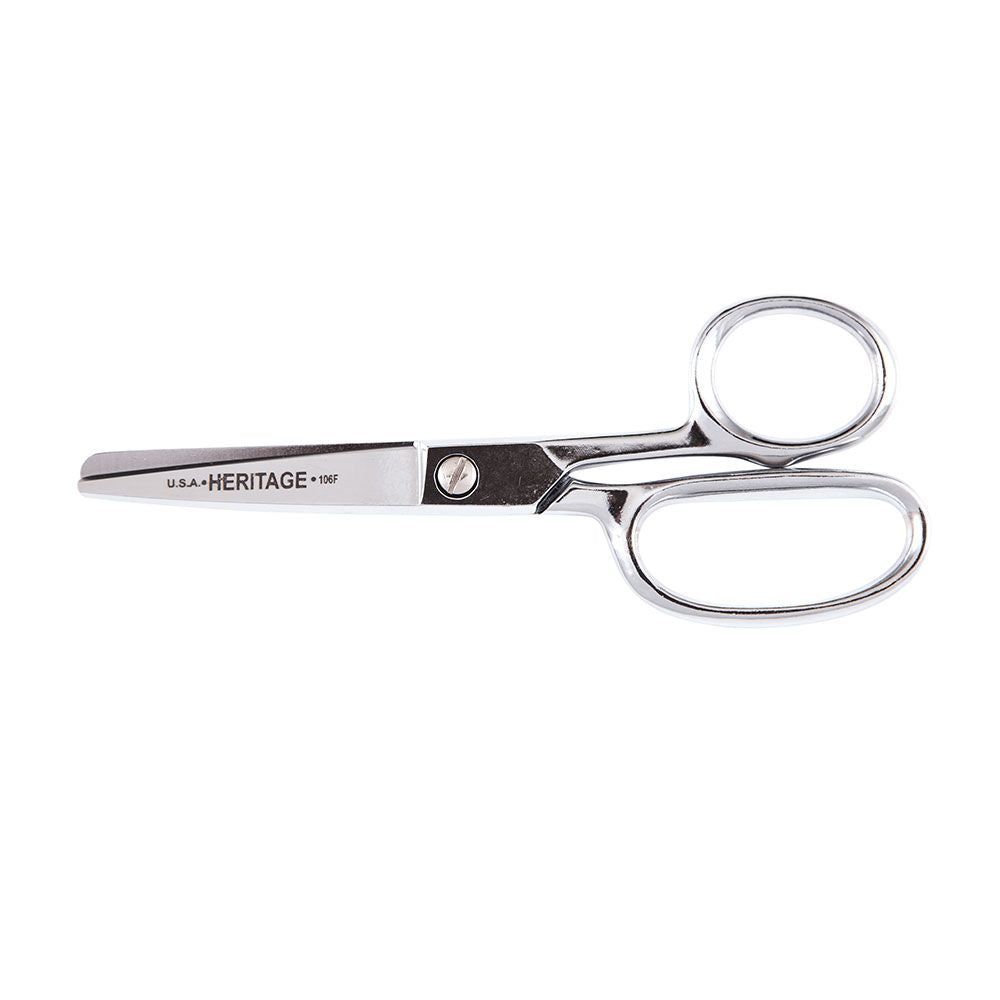 Klein Tools 106F | Straight Trimmer, Fully Rounded Tips, 6-Inch