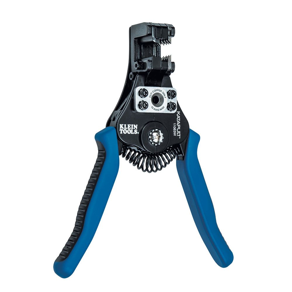 Klein Tools 11063W | Katapult Wire Stripper and Cutter for Solid and Stranded Wire