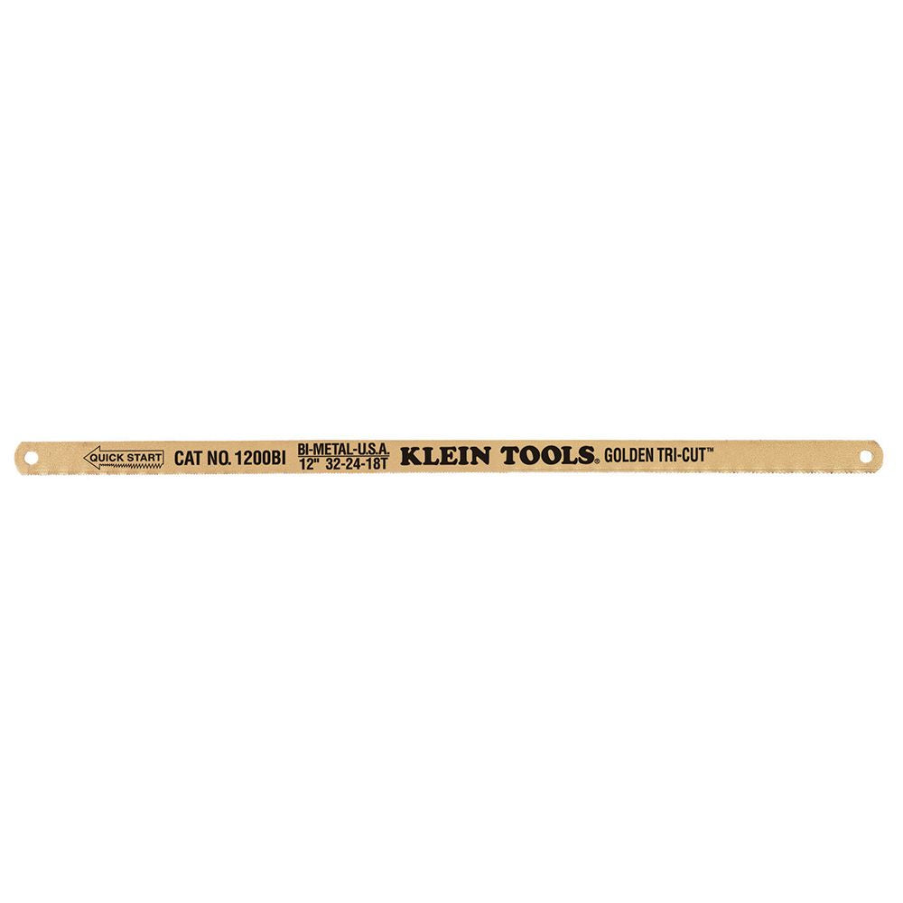 Klein Tools 1200BI | Golden Tri-Cut Blades, 100-Pack