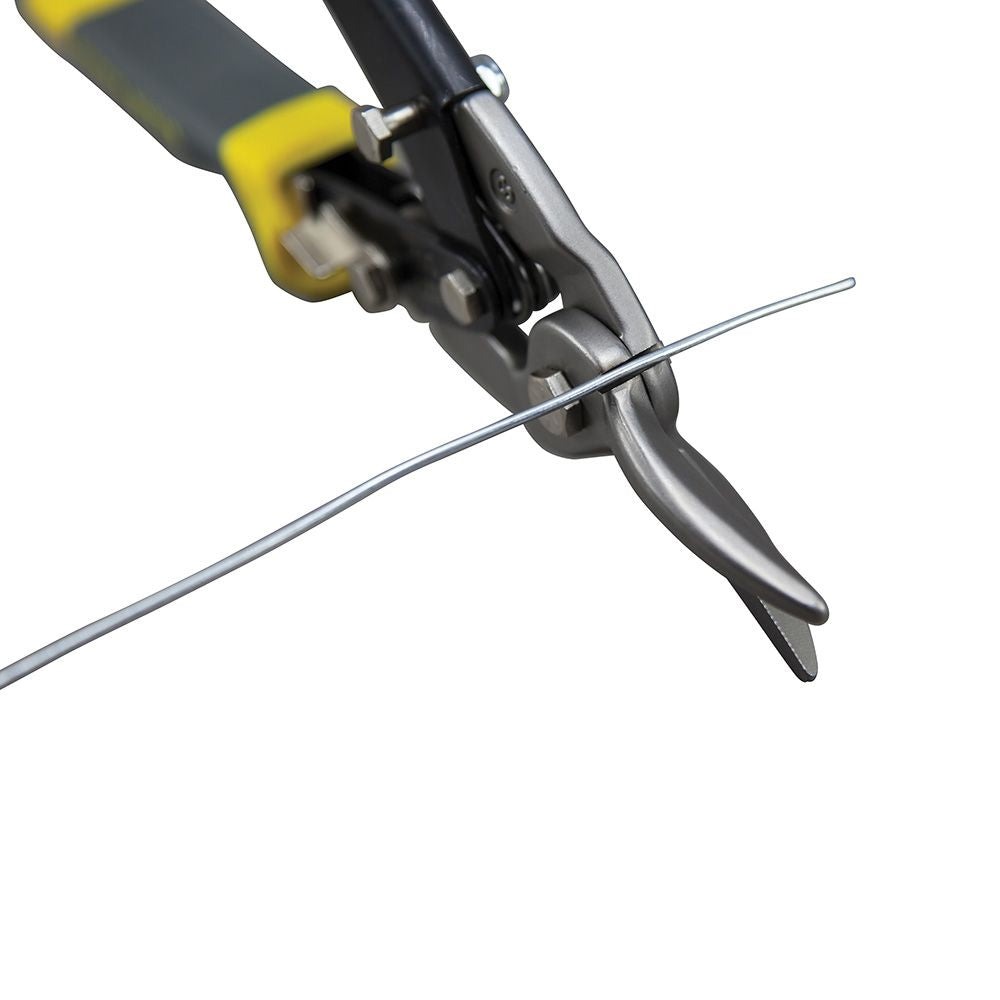 Klein Tools 1202S | Aviation Snips with Wire Cutter, Straight