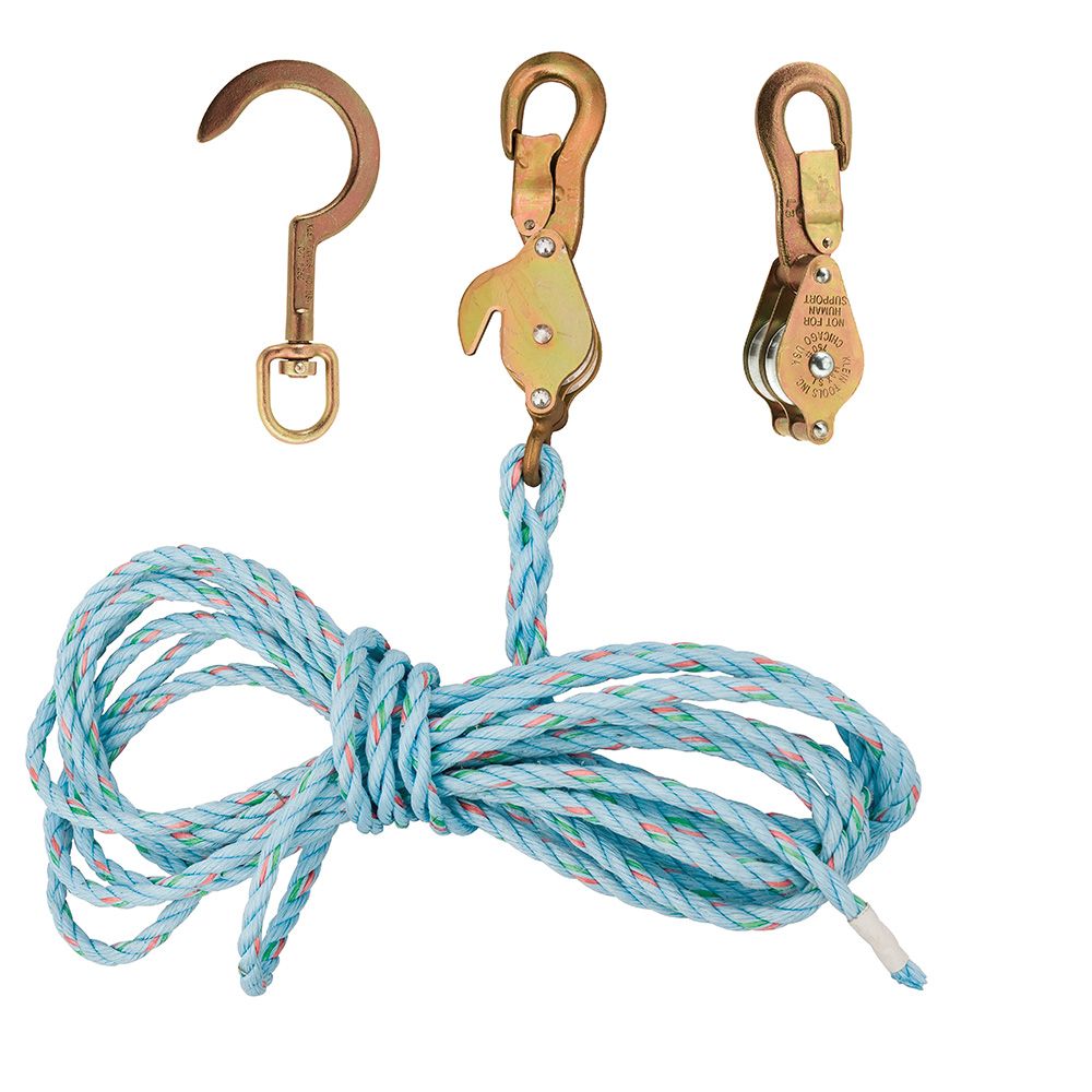 Klein Tools 1802-30SSR | Block and Tackle 259 Anchor Hook Spliced