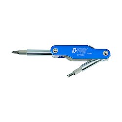 Klein Tools 32534 | 10 Fold Screwdriver with Schrader Valve Core