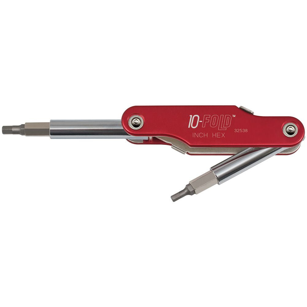 Klein Tools 32538 | 10-Fold Screwdriver/Nut Driver, Fractional Hex