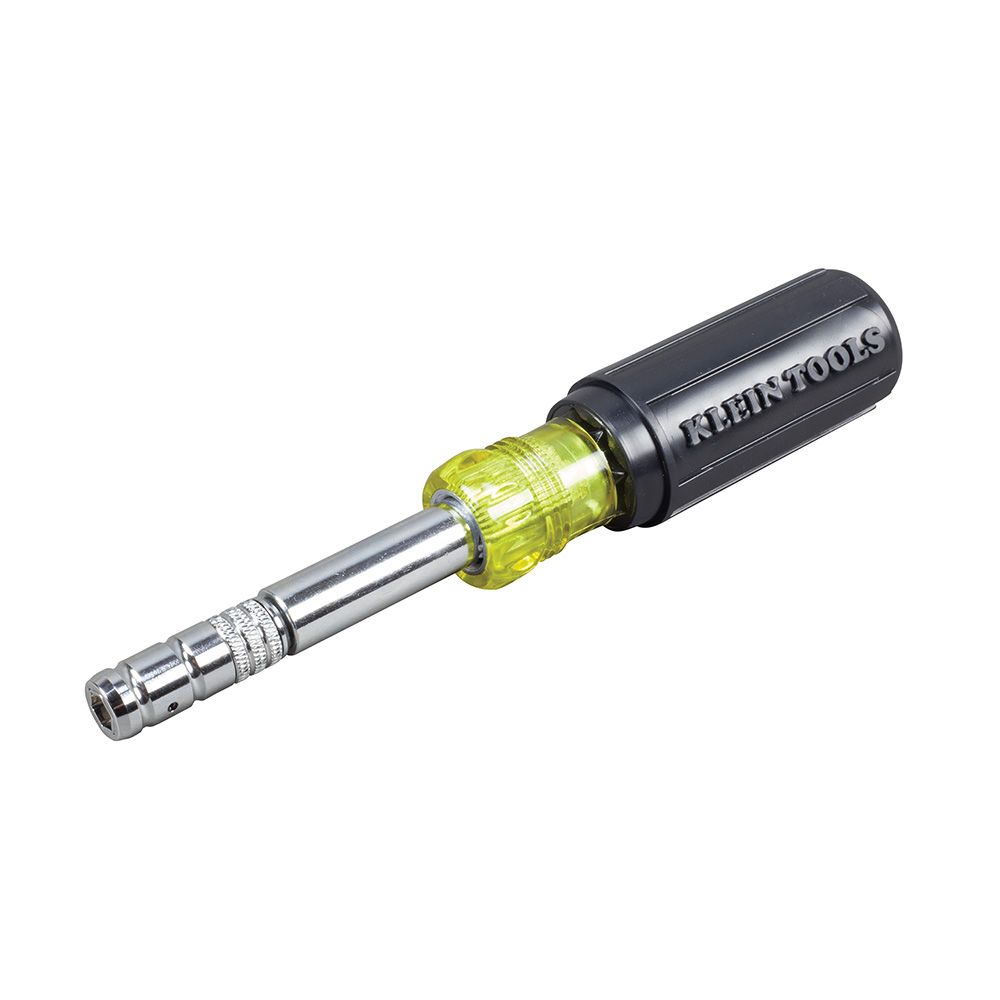 Klein Tools 32596 | HVAC Slide Drive Multi-Bit Screwdriver / Nut Driver, 8-in-1