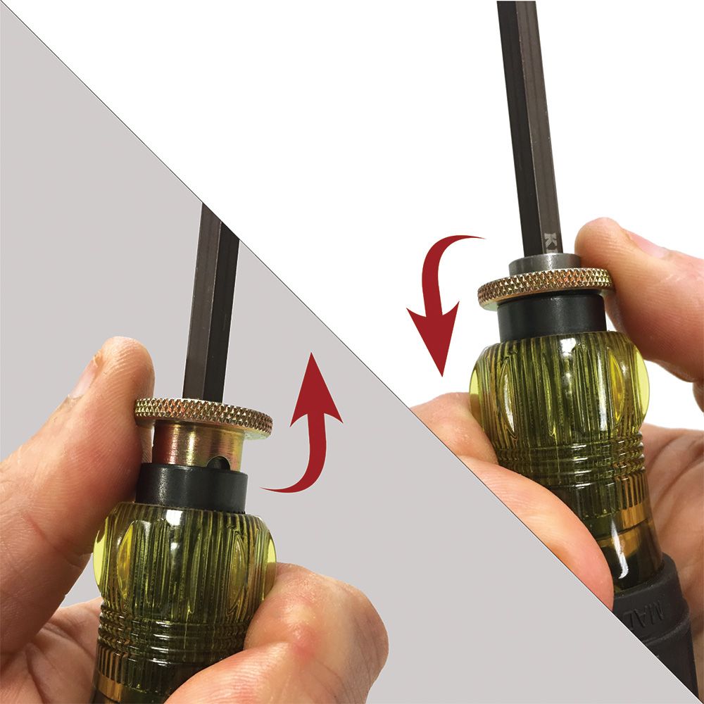 Klein Tools 32708 | Adjustable Screwdriver, 1 and 2 Square