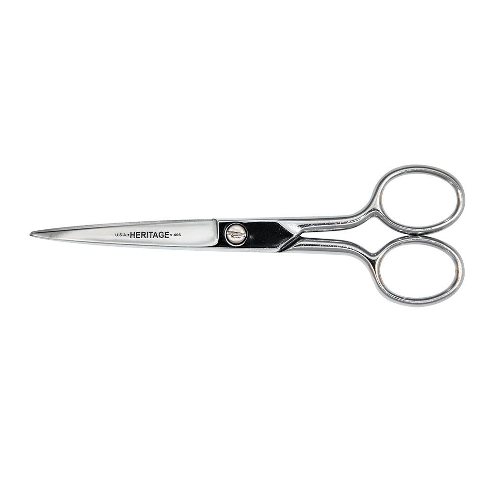 Klein Tools 406 | Sharp Point Scissor, 6-Inch