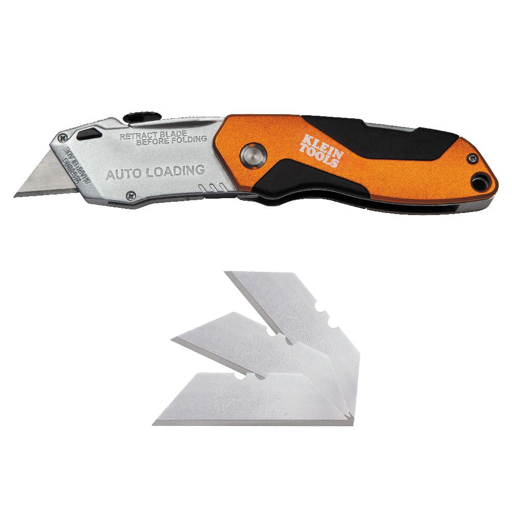 Klein Tools 44130 | Auto-Loading Folding Utility Knife